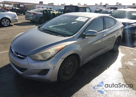 2012 Hyundai Elantra Gls (Ulsan Plant) из США, поврежденный, VIN KMHDH4AE7CU430452